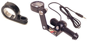 Black P-Clamp Mounting Brackets for Motorcycles, Cars, Commercial Trucks, RV's, Busses